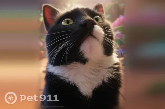 Lost cat, Anchorage — male black-and-white tuxedo cat - photo